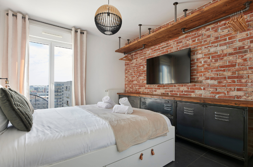 Conciergerie Airbnb Orvault - exemple d'intérieur aménagé par Be Nomads
